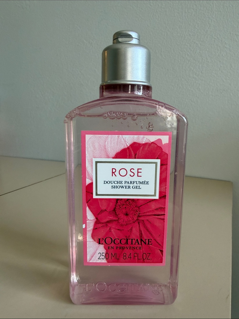 L'Occitane En Provence Rose Bath & Shower Gel 8.4 oz